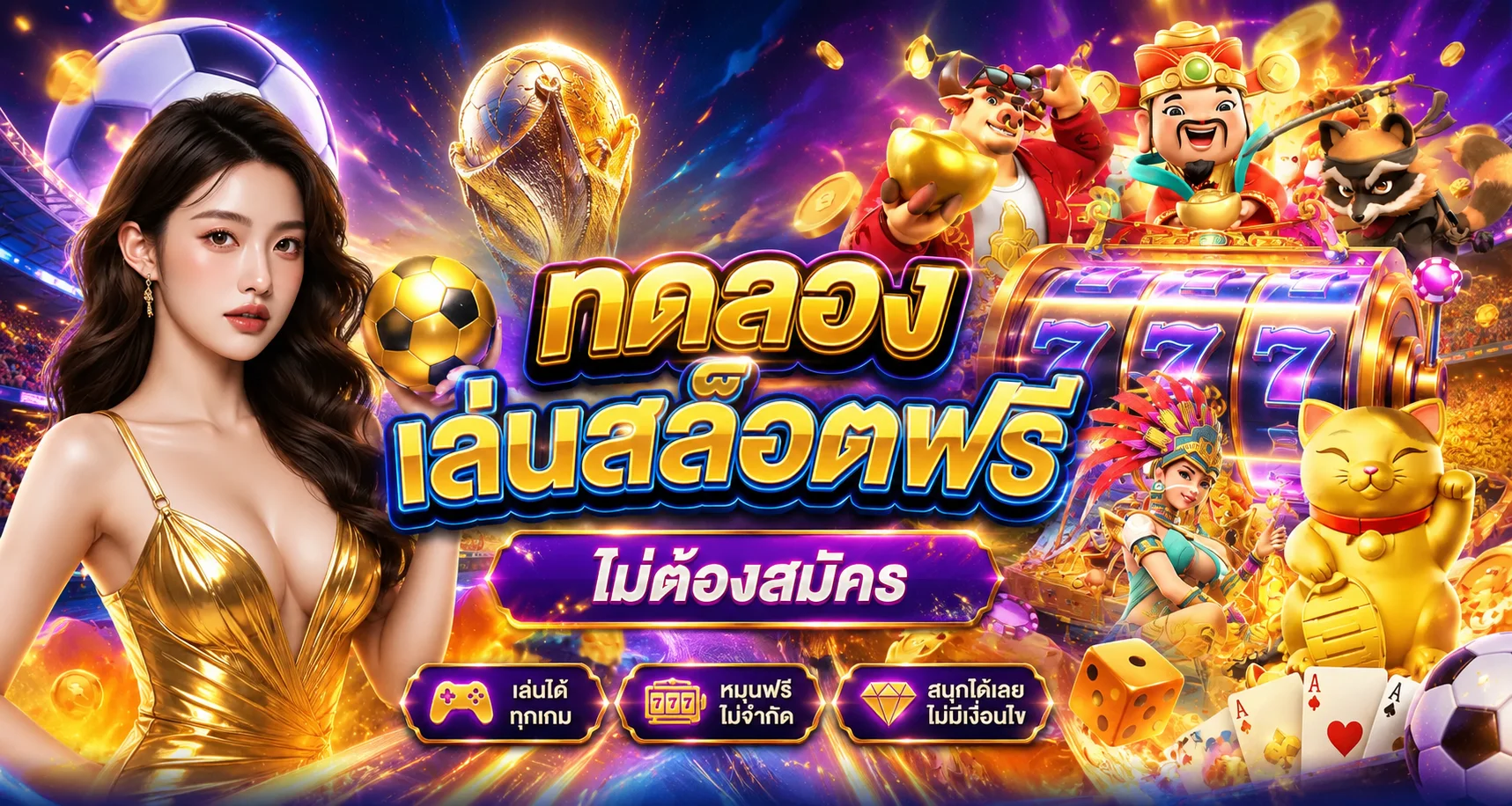 ทดลองเล่นสล็อตฟรี UFASLOTBAR ไม่ต้องสมัคร ไม่ต้องฝาก